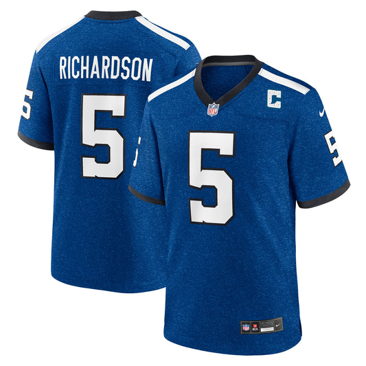 Anthony Richardson Indianapolis Colts Indiana Nights Alternate Game Jersey - Royal | Stitched Football Jersey TJS1166