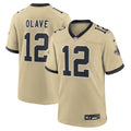 Chris Olave New Orleans Saints Gameday Golds Alternate Game Player Jersey - Gold | Stitched Football Jersey TJS1259