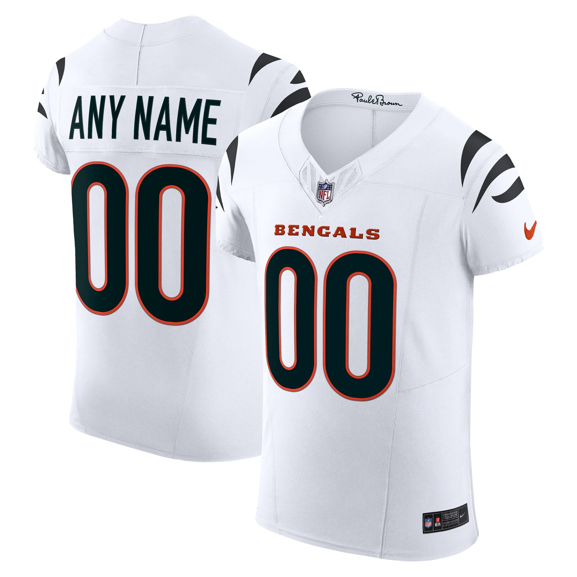 Cincinnati Bengals Vapor F.U.S.E. Elite Custom Jersey - White | Stitched Football Jersey TJS1230