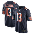 Maurice Alexander Chicago Bears Team Game Jersey - Navy | Stitched Football Jersey TJS1308