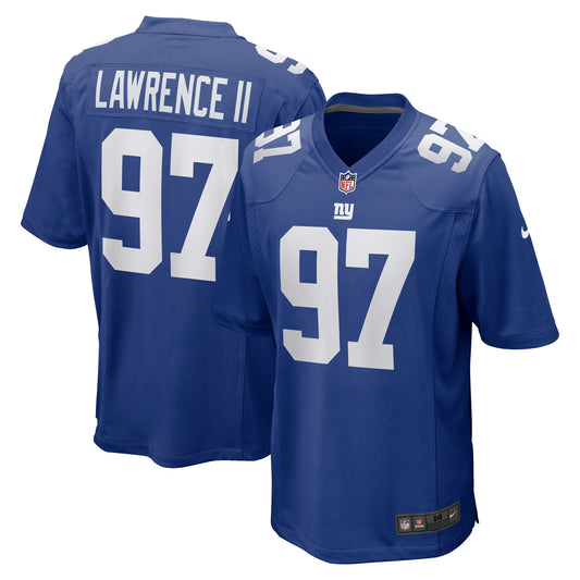 Dexter Lawrence II New York Giants Team Game Player Jersey - Royal | Stitched Football Jersey TJS1120