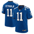Indiana Nights Michael Pittman Jr. Indianapolis Colts Alternate Game Jersey - Blue | Stitched Football Jersey TJS1285
