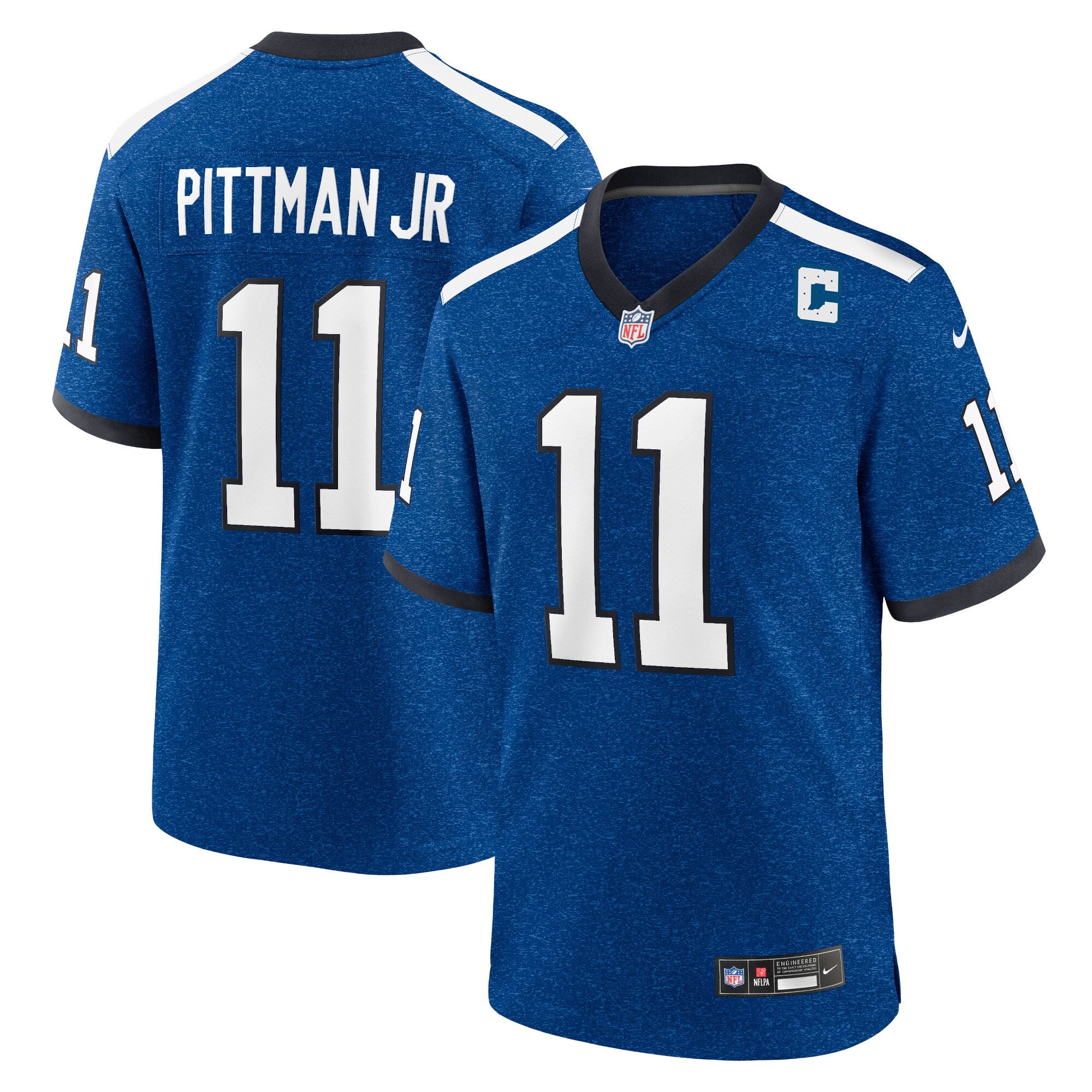 Indiana Nights Michael Pittman Jr. Indianapolis Colts Alternate Game Jersey - Blue | Stitched Football Jersey TJS1285