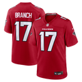 Zachariah Branch Atlanta Falcons Team Game Jersey - Red | Stitched Football Jersey TJS1199