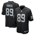 Brock Bowers Las Vegas Raiders Player Game Jersey - Black | Stitched Football Jersey TJS1227