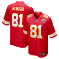Nikko Remigio Kansas City Chiefs Team Game Jersey - Red | Stitched Football Jersey TJS1186