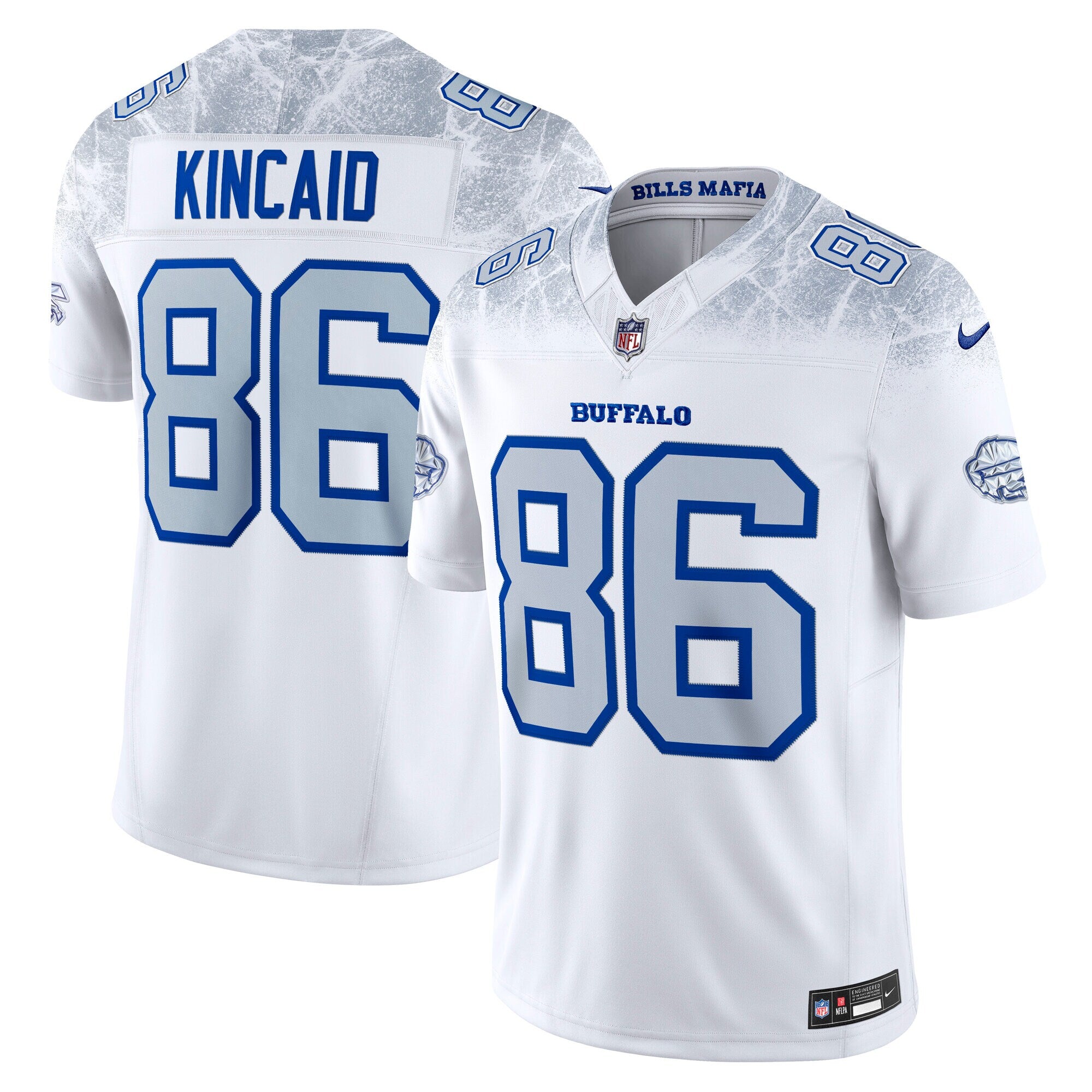Dalton Kincaid Buffalo Bills 2025 Rivalries Collection Stitched Limited Jersey - White | Stitched Football Jersey TJS1276