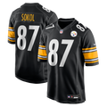 Matt Sokol Pittsburgh Steelers Team Game Jersey - Black | Stitched Football Jersey TJS1290