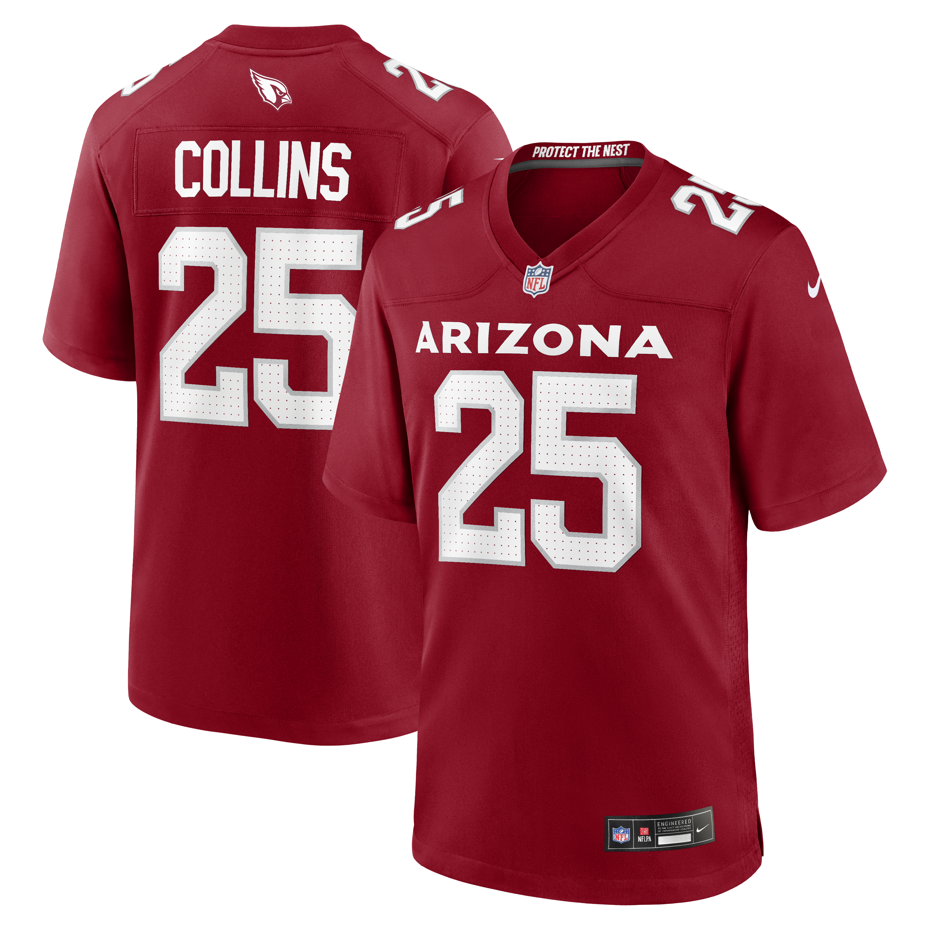 Zaven Collins Arizona Cardinals Home Game Jersey - Cardinal | Stitched Football Jersey TJS1175