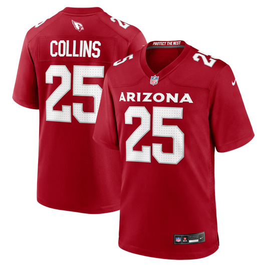 Zaven Collins Arizona Cardinals Home Game Jersey - Cardinal | Stitched Football Jersey TJS1175