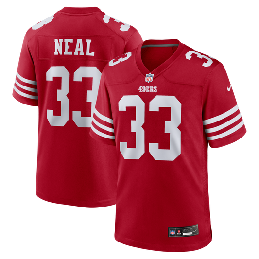 Siran Neal San Francisco 49ers Team Game Jersey - Scarlet | Stitched Football Jersey TJS1243