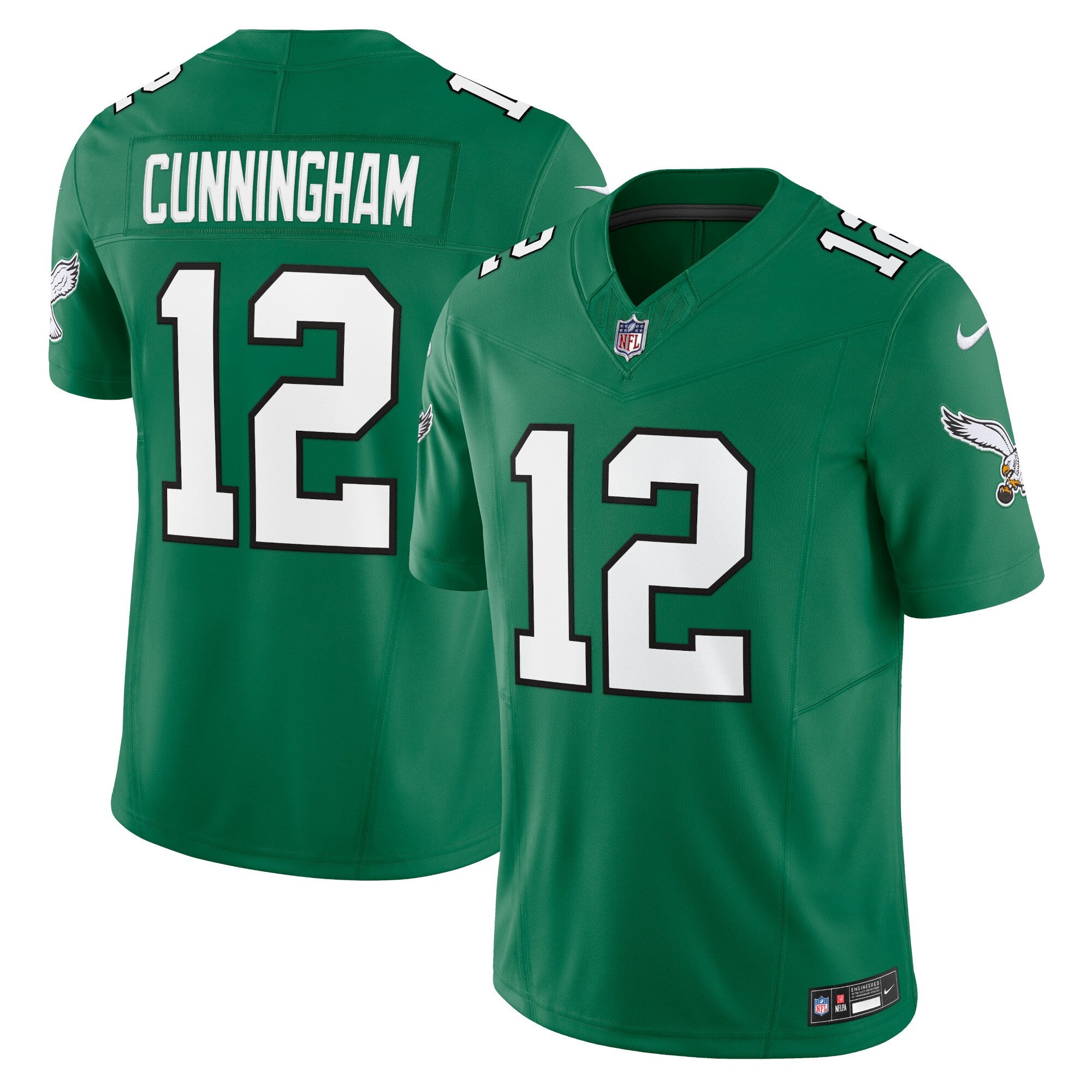 Randall Cunningham Philadelphia Eagles Alternate Vapor F.U.S.E. Limited Jersey - Kelly Green | Stitched Football Jersey TJS1219