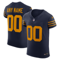 Green Bay Packers Alternate Vapor F.U.S.E. Elite Custom Jersey - Navy | Stitched Football Jersey TJS1399