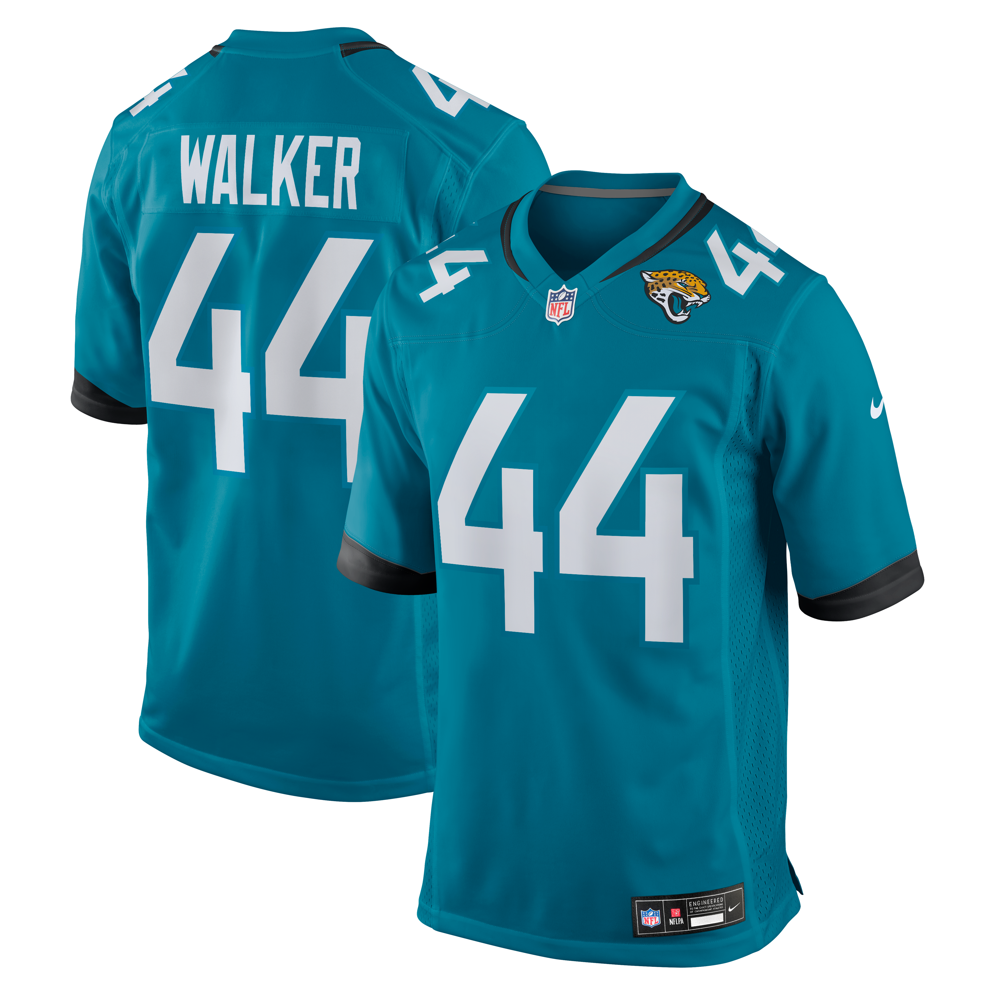 Travon Walker Jacksonville Jaguars Player Game Jersey - Teal | Stitched Football Jersey TJS1190