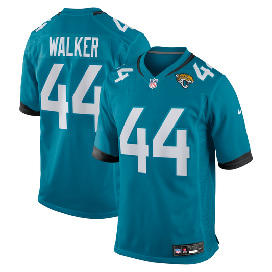 Travon Walker Jacksonville Jaguars Player Game Jersey - Teal | Stitched Football Jersey TJS1190