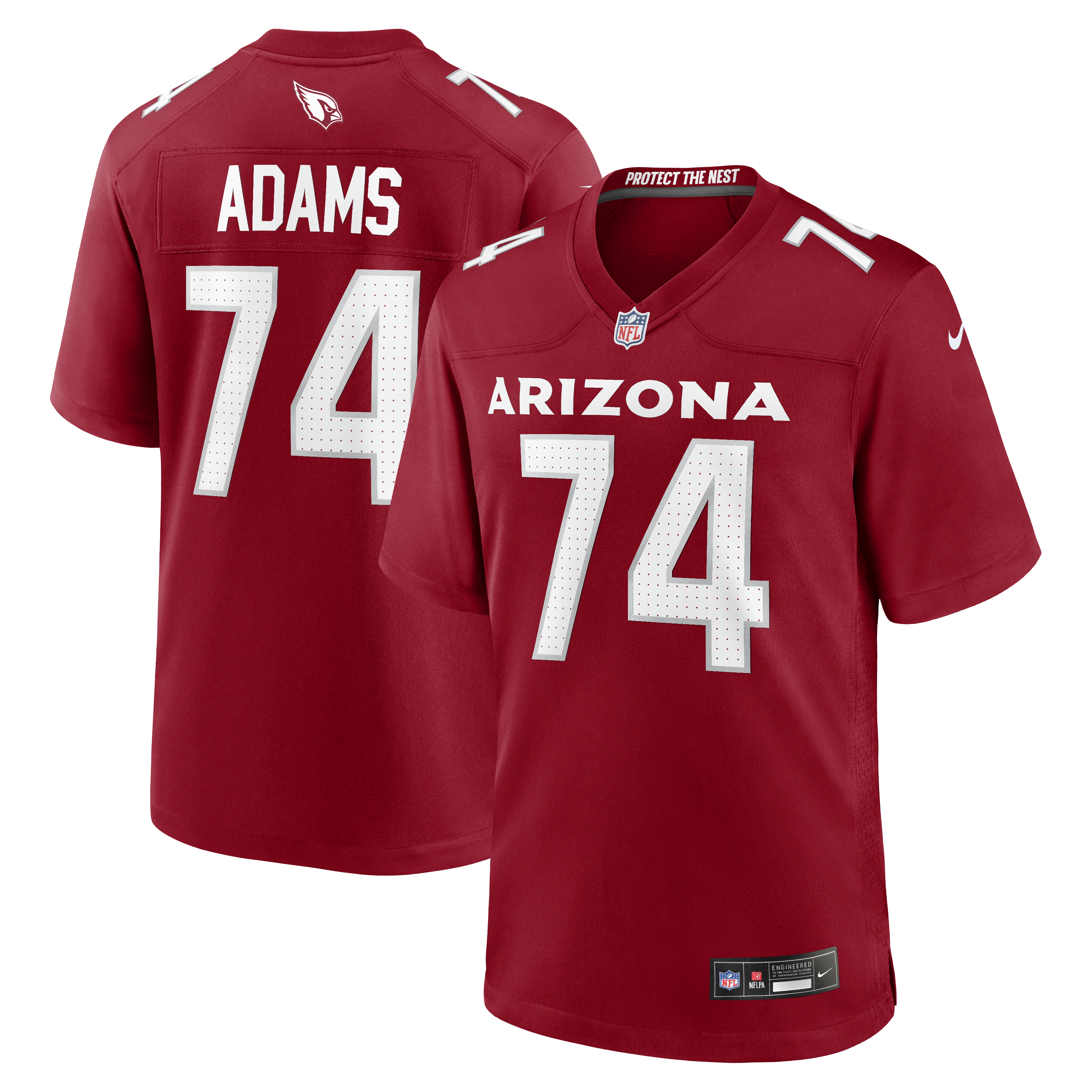 Isaiah Adams Arizona Cardinals Team Game Jersey - Cardinal | Stitched Football Jersey TJS1203