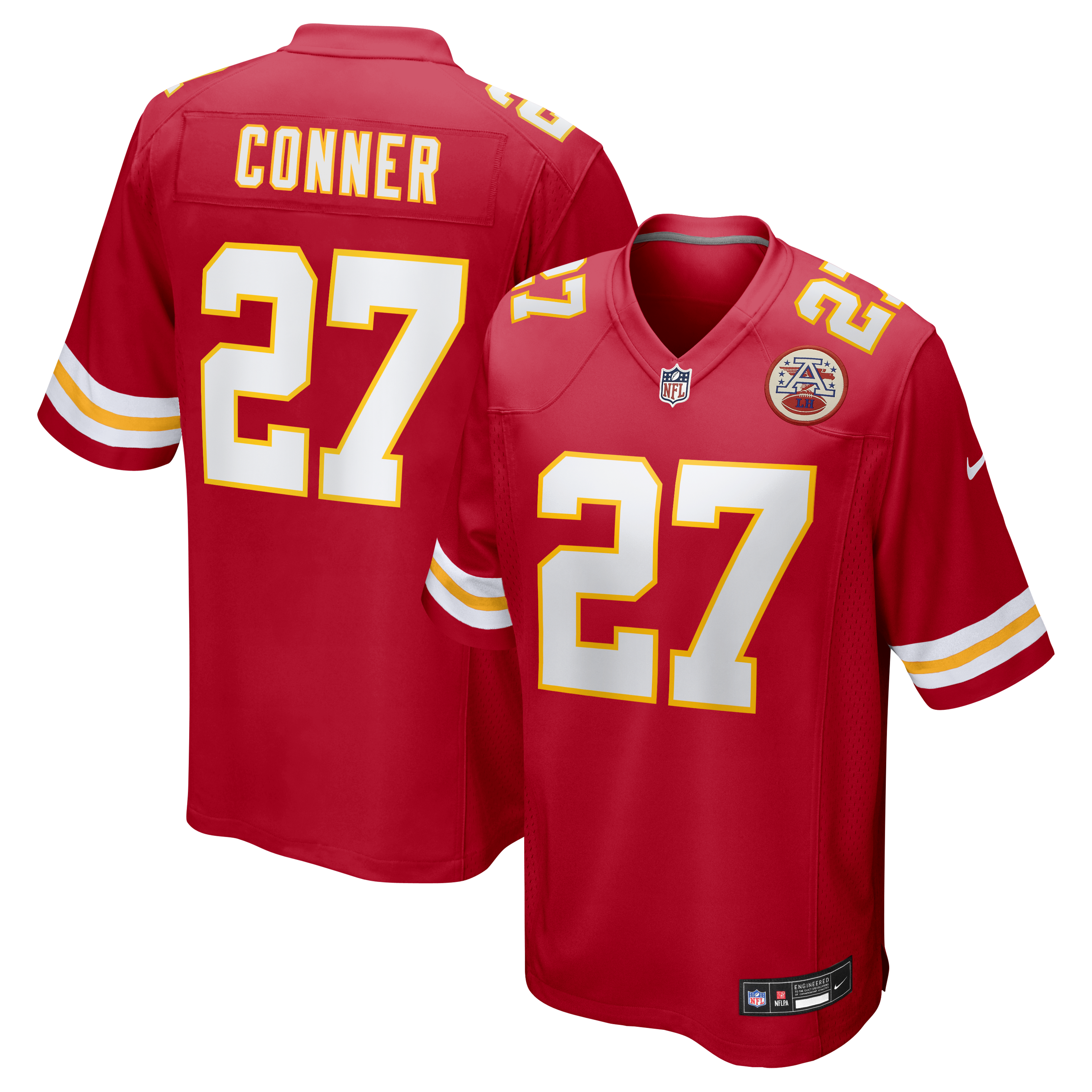 Chamarri Conner Kansas City Chiefs Game Jersey - Red | Stitched Football Jersey TJS1118