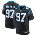 Bobby Brown III Carolina Panthers Team Game Jersey - Black | Stitched Football Jersey TJS1181