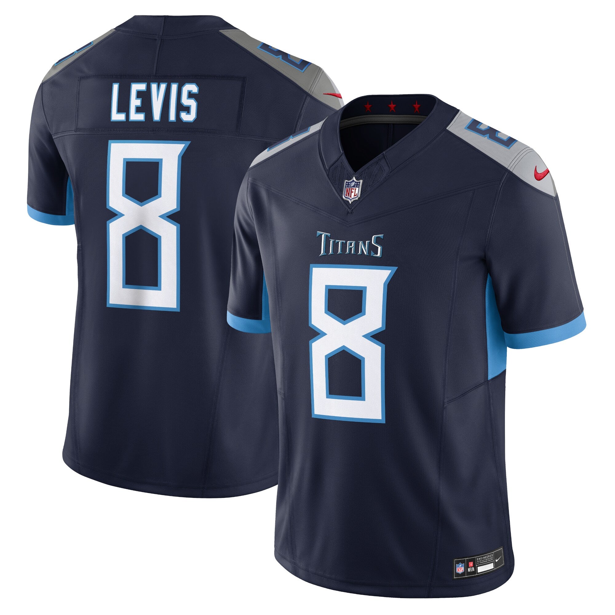 Will Levis Tennessee Titans Vapor F.U.S.E. Limited Jersey - Navy | Stitched Football Jersey TJS1240