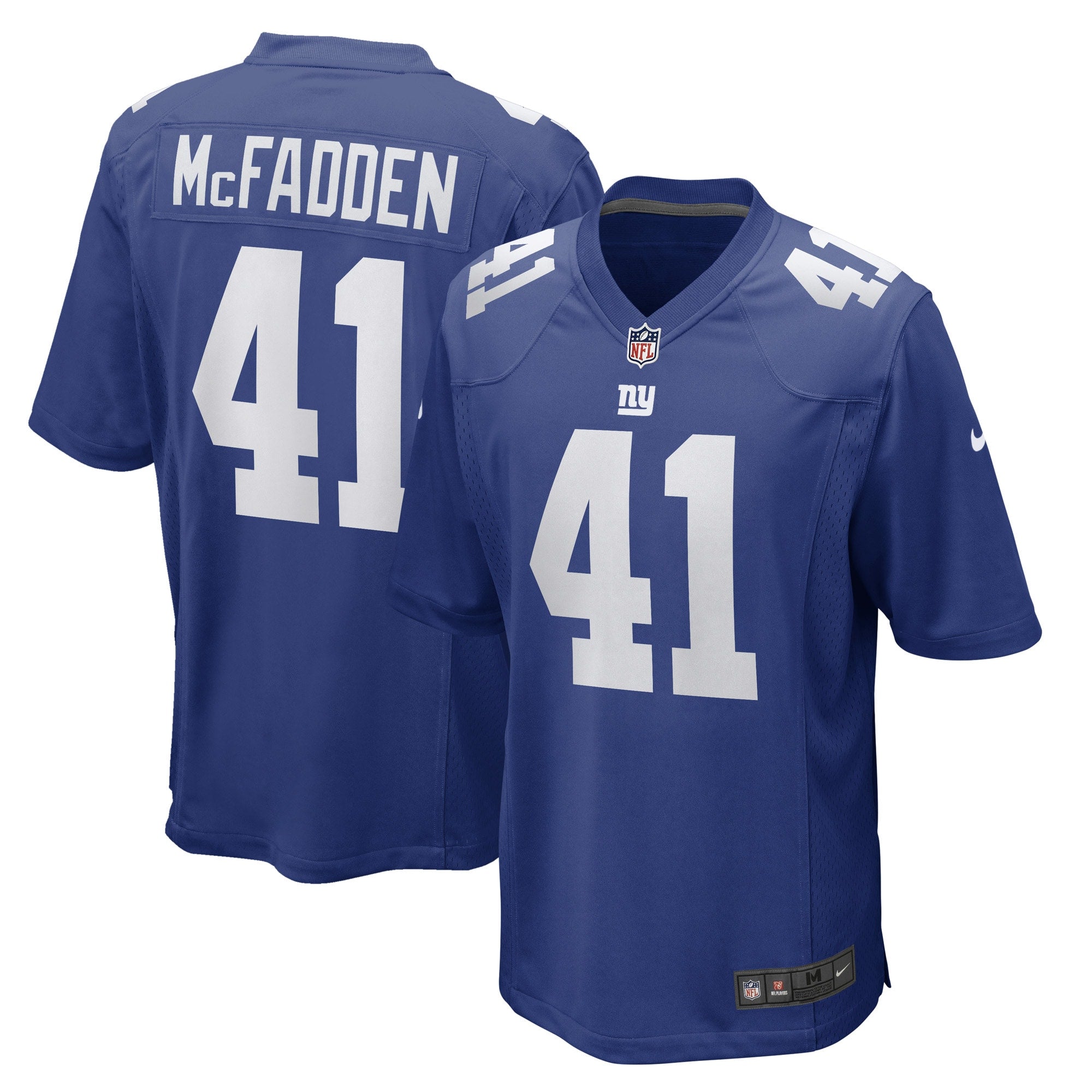Micah McFadden New York Giants Game Player Jersey - Royal | Stitched Football Jersey TJS1275