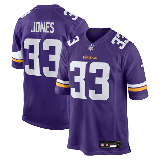 Aaron Jones Minnesota Vikings Game Player Jersey - Purple | Stitched Football Jersey TJS1143