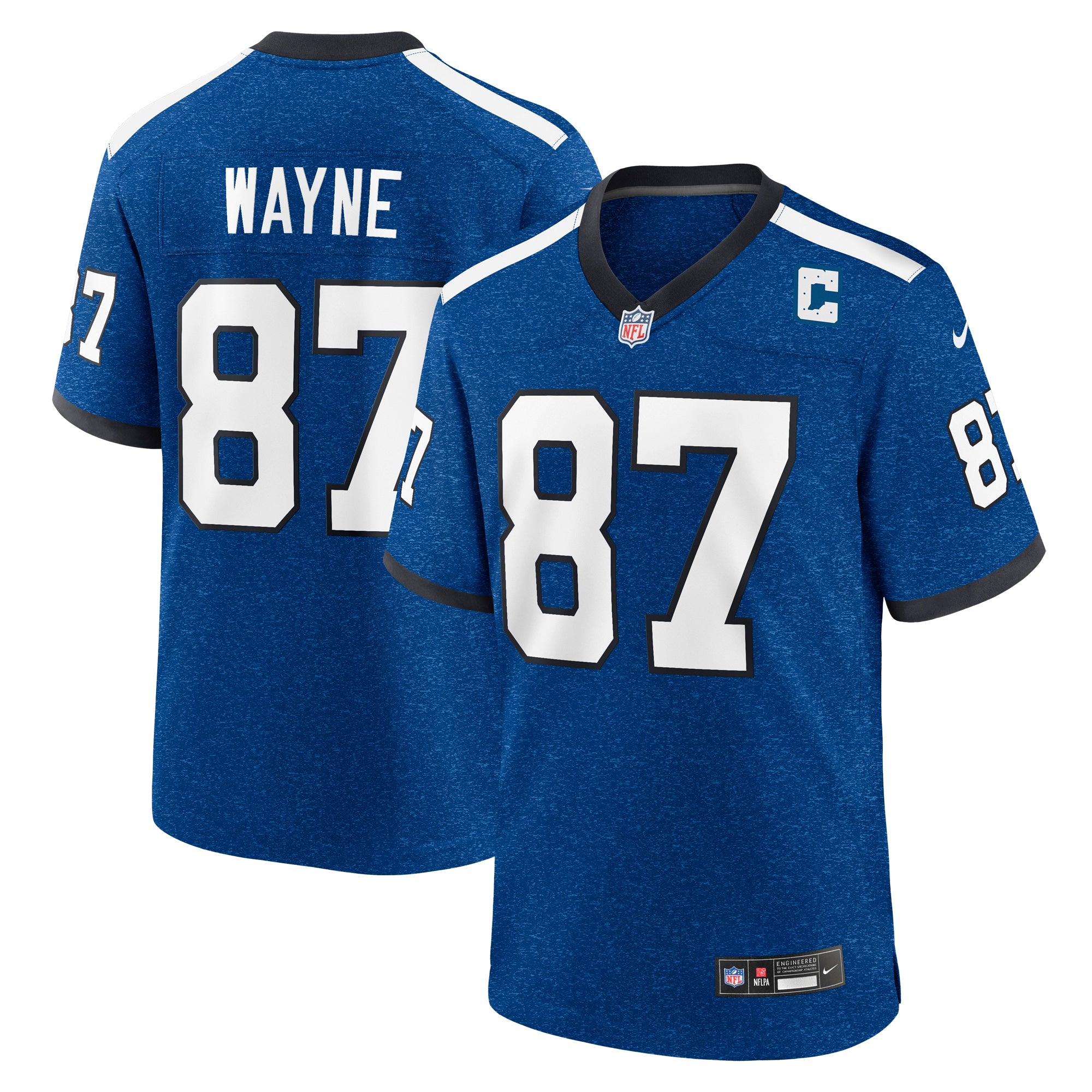 Reggie Wayne Indianapolis Colts Retired Player Alternate Game Jersey - Blue | Stitched Football Jersey TJS1145