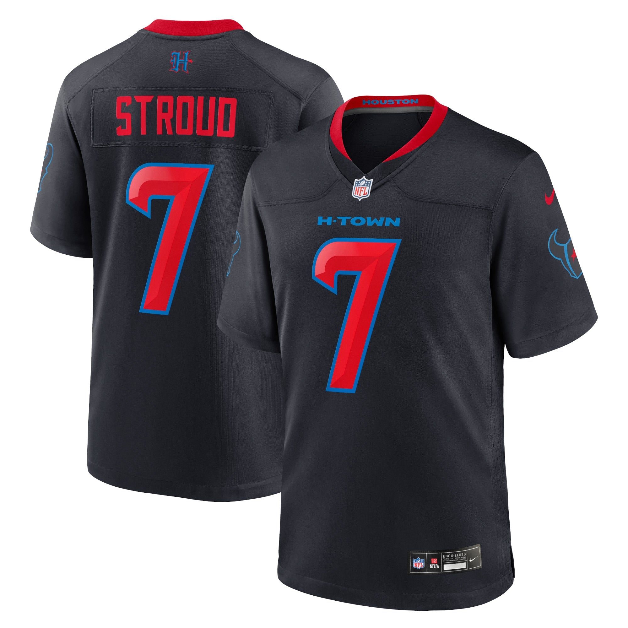 C.J. Stroud Houston Texans 2nd Alternate Game Jersey - Navy | Stitched Football Jersey TJS1232