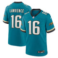 Trevor Lawrence Jacksonville Jaguars Prowler Throwback Player Game Jersey - Teal | Stitched Football Jersey TJS1235