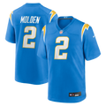 Elijah Molden Los Angeles Chargers Team Game Jersey - Powder Blue | Stitched Football Jersey TJS1241