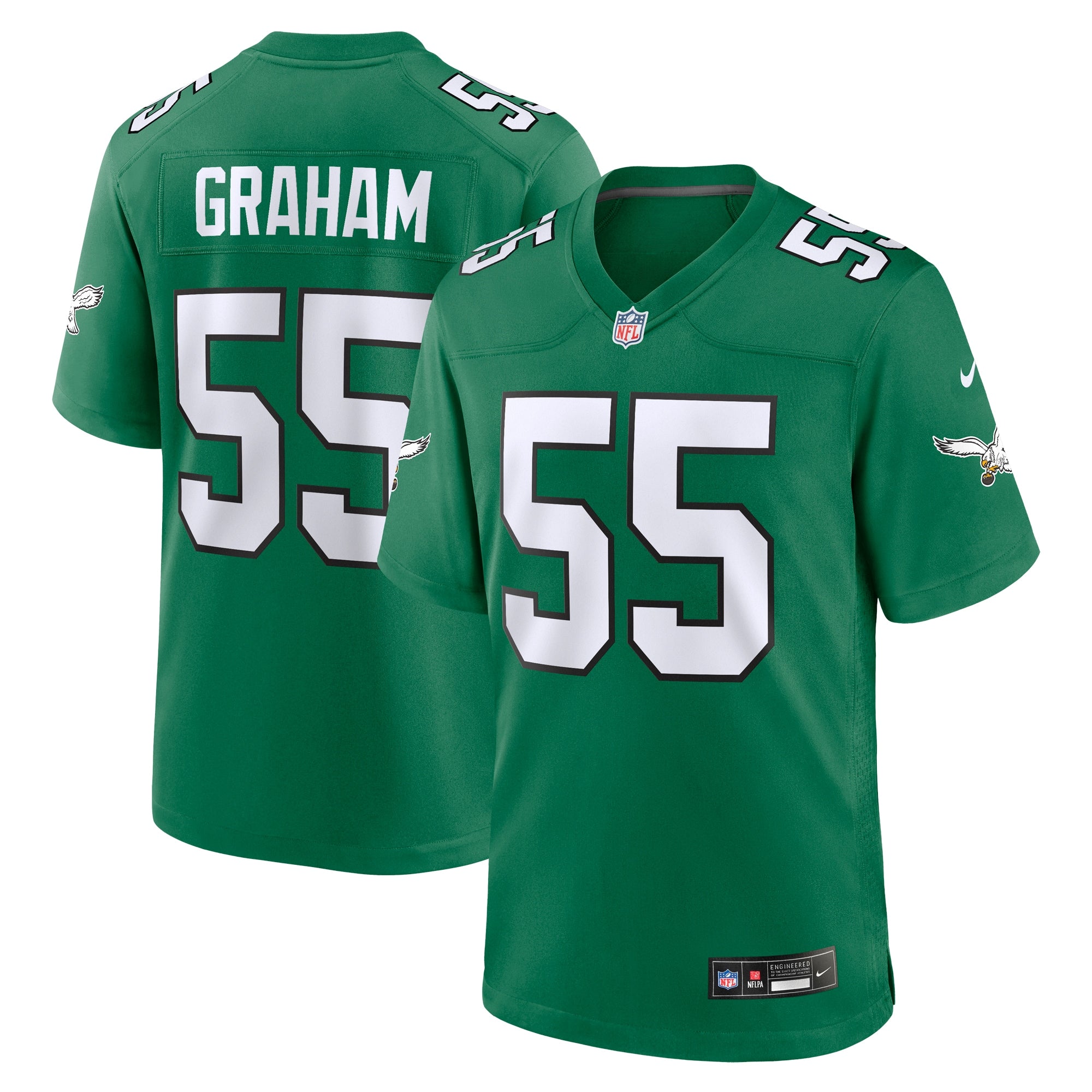 Brandon Graham Philadelphia Eagles Alternate Game Jersey - Kelly Green | Stitched Football Jersey TJS1246