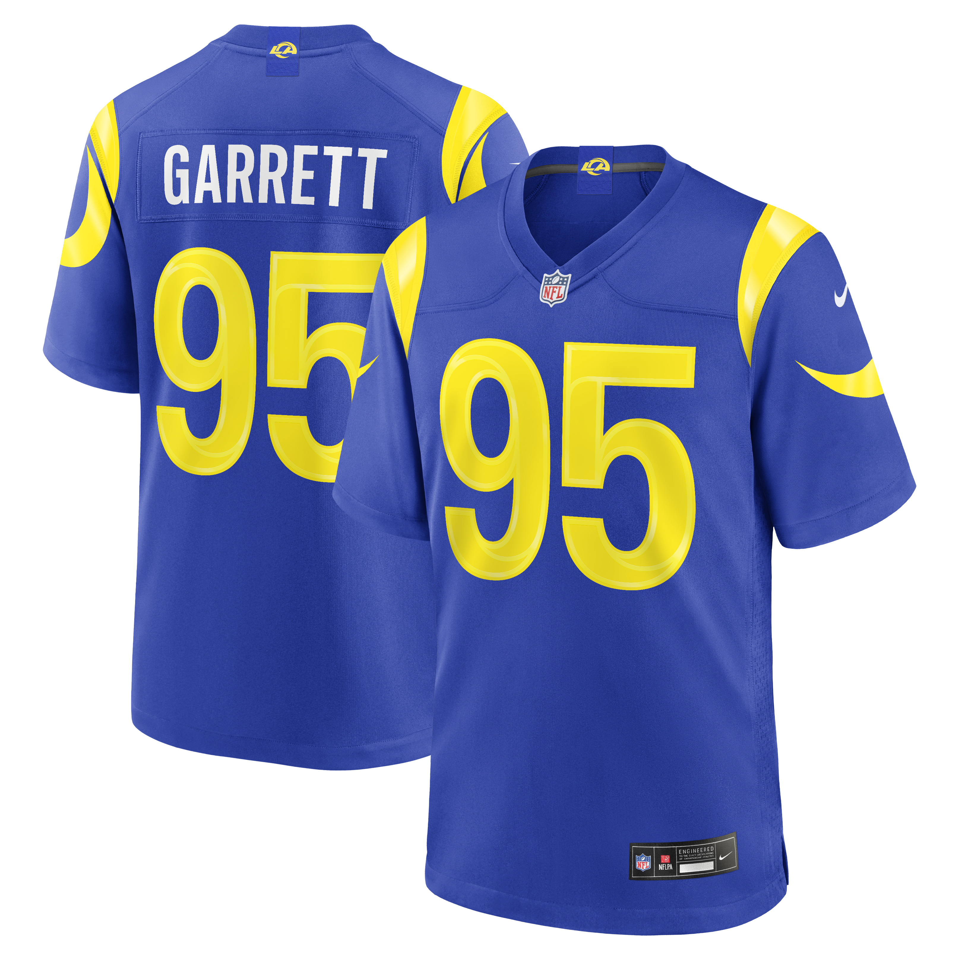 Myles Garrett Los Angeles Rams Team Game Jersey - Royal | Stitched Football Jersey TJS1367