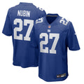 Tyler Nubin New York Giants Team Game Jersey - Royal | Stitched Football Jersey TJS1238