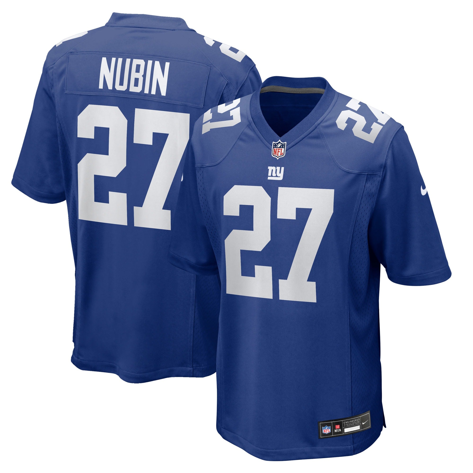 Tyler Nubin New York Giants Team Game Jersey - Royal | Stitched Football Jersey TJS1238