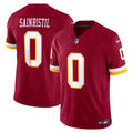 Mike Sainristil Washington Commanders Team Vapor F.U.S.E. Stitched Limited Jersey - Burgundy | Stitched Football Jersey TJS1374