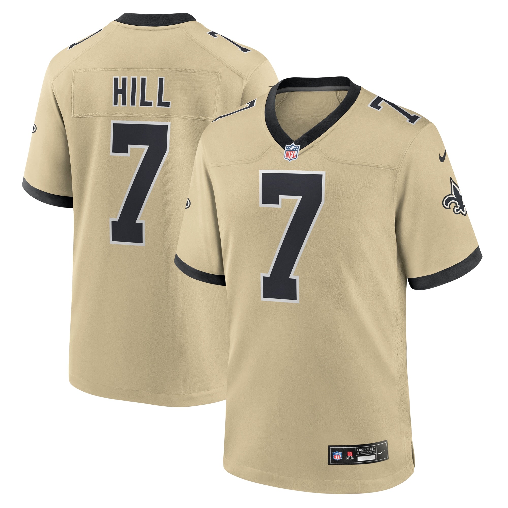 Taysom Hill New Orleans Saints Gameday Golds Alternate Game Player Jersey - Gold | Stitched Football Jersey TJS1598