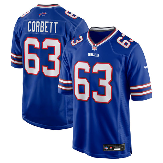 Austin Corbett Buffalo Bills Team Game Jersey - Royal | Stitched Football Jersey TJS1138