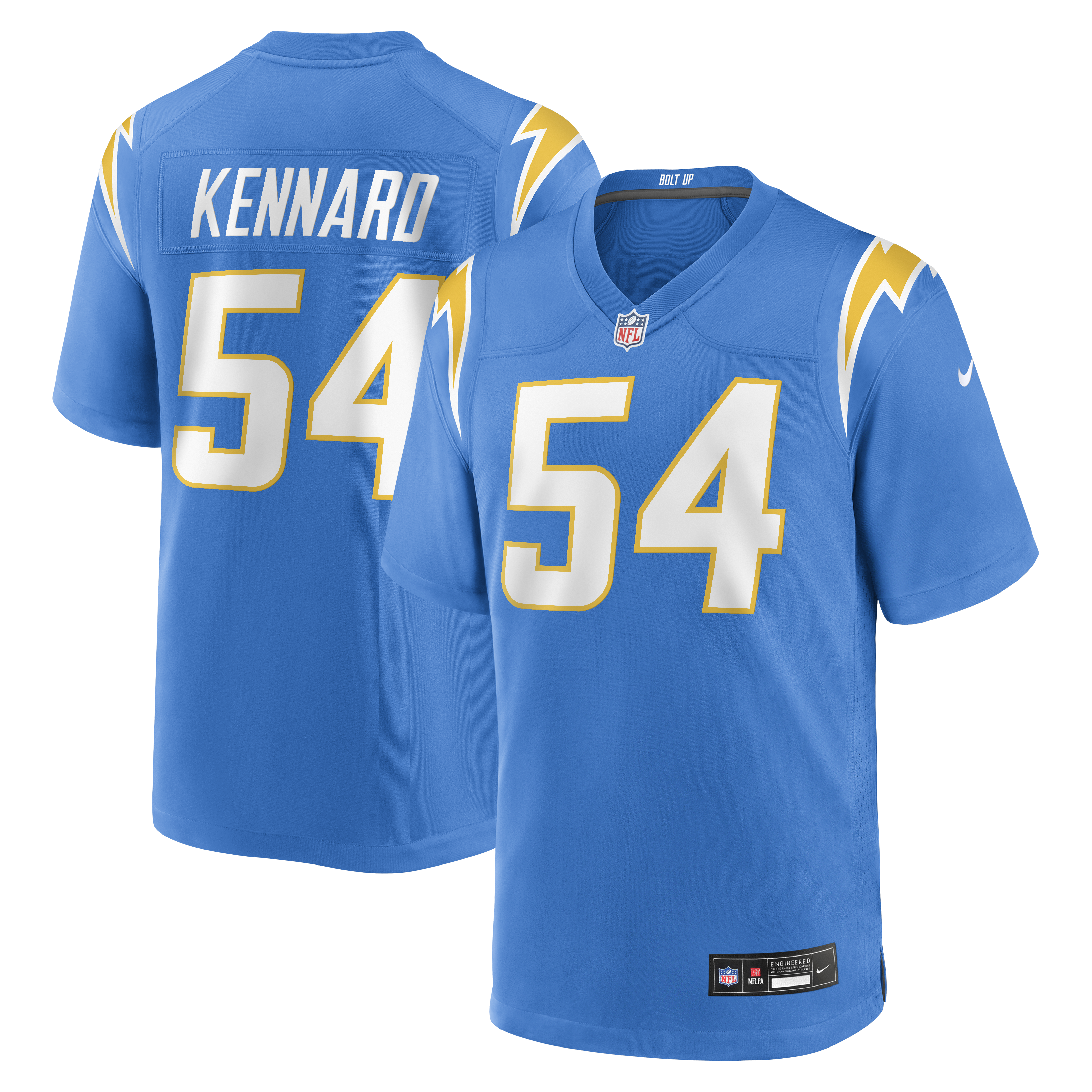 Kyle Kennard Los Angeles Chargers Team Game Jersey - Powder Blue | Stitched Football Jersey TJS1295