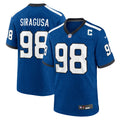 Tony Siragusa Indianapolis Colts Retired Player Alternate Game Jersey - Blue | Stitched Football Jersey TJS1498