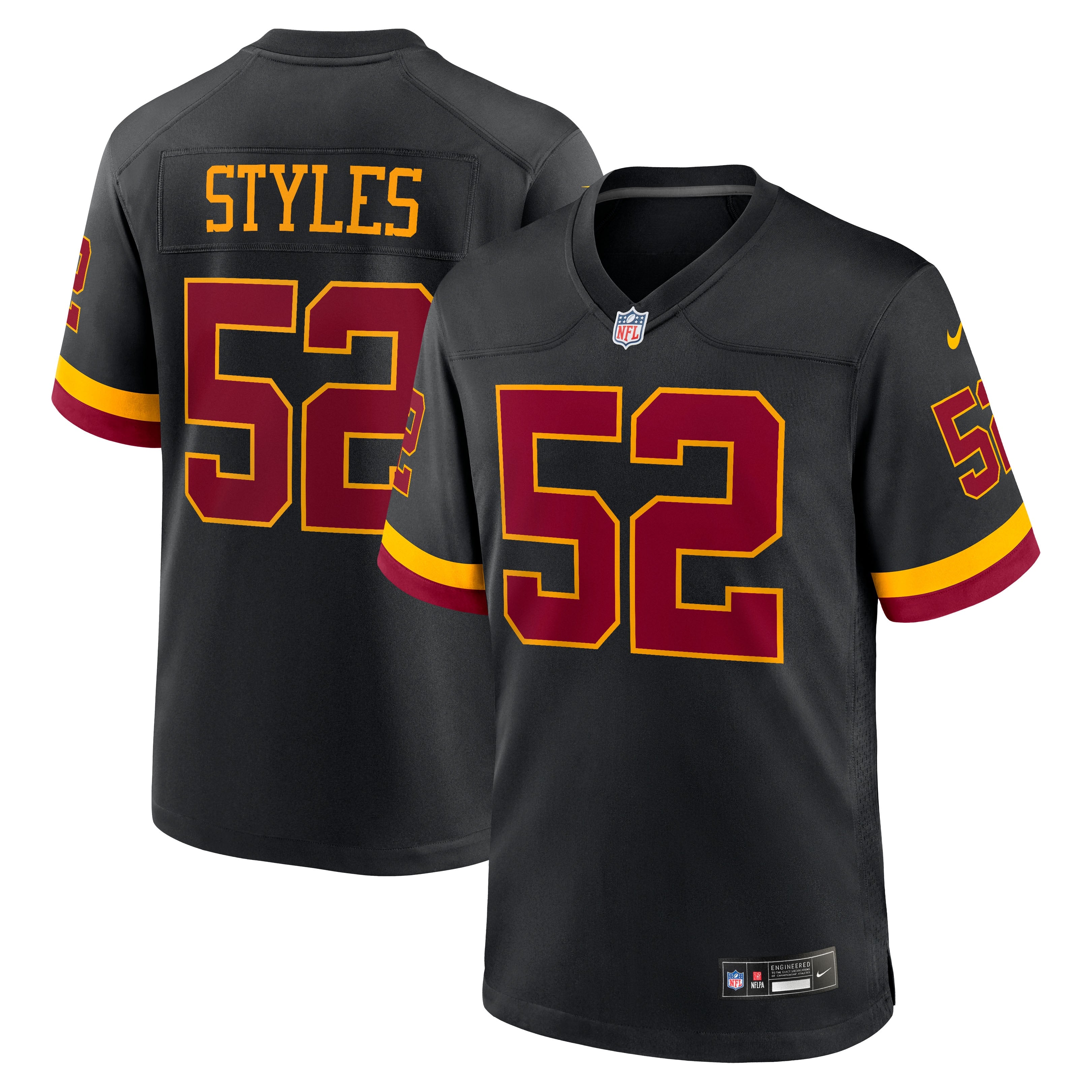 Sonny Styles Washington Commanders Game Player Jersey - Black | Stitched Football Jersey TJS1466