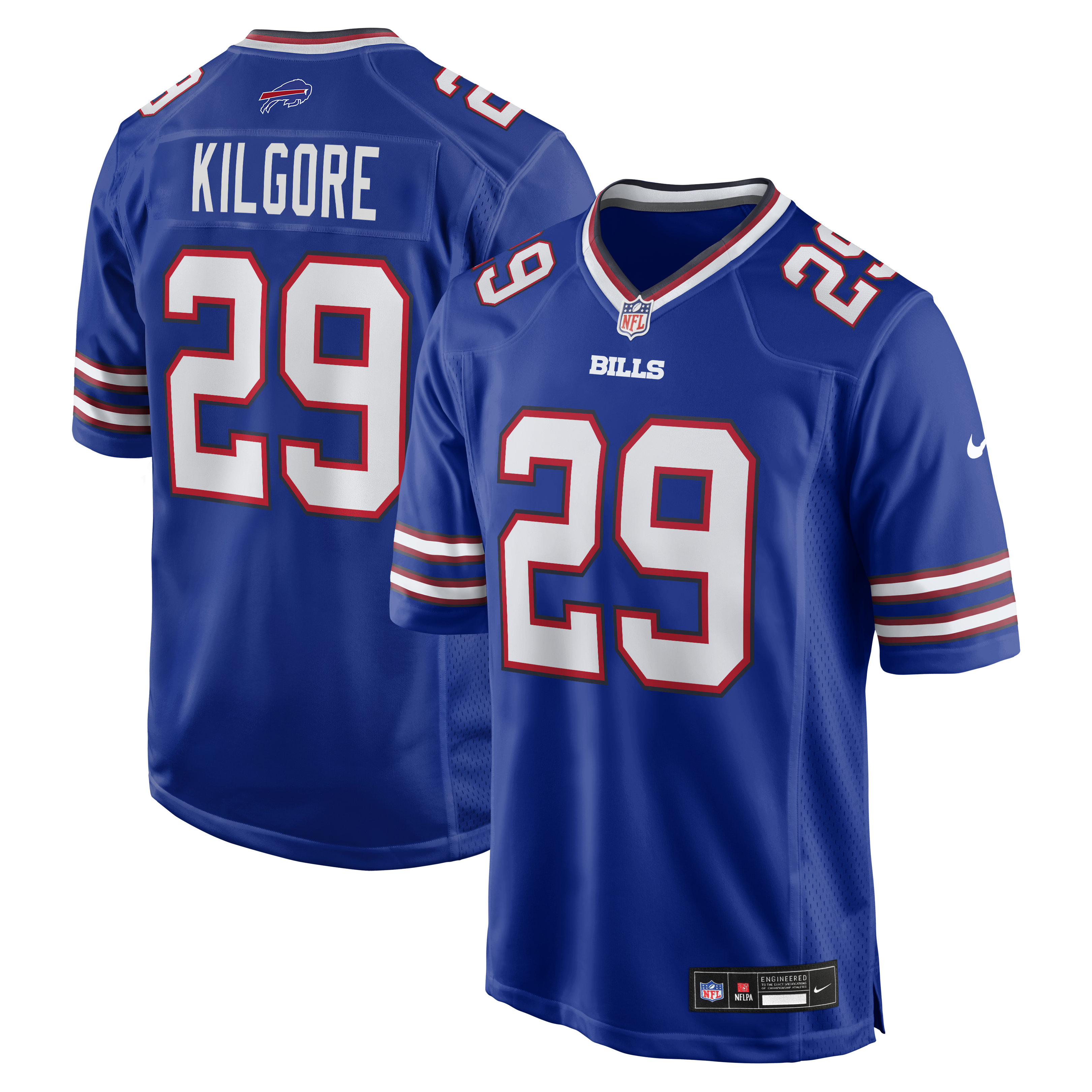 Jalon Kilgore Buffalo Bills Team Game Jersey - Royal | Stitched Football Jersey TJS1426