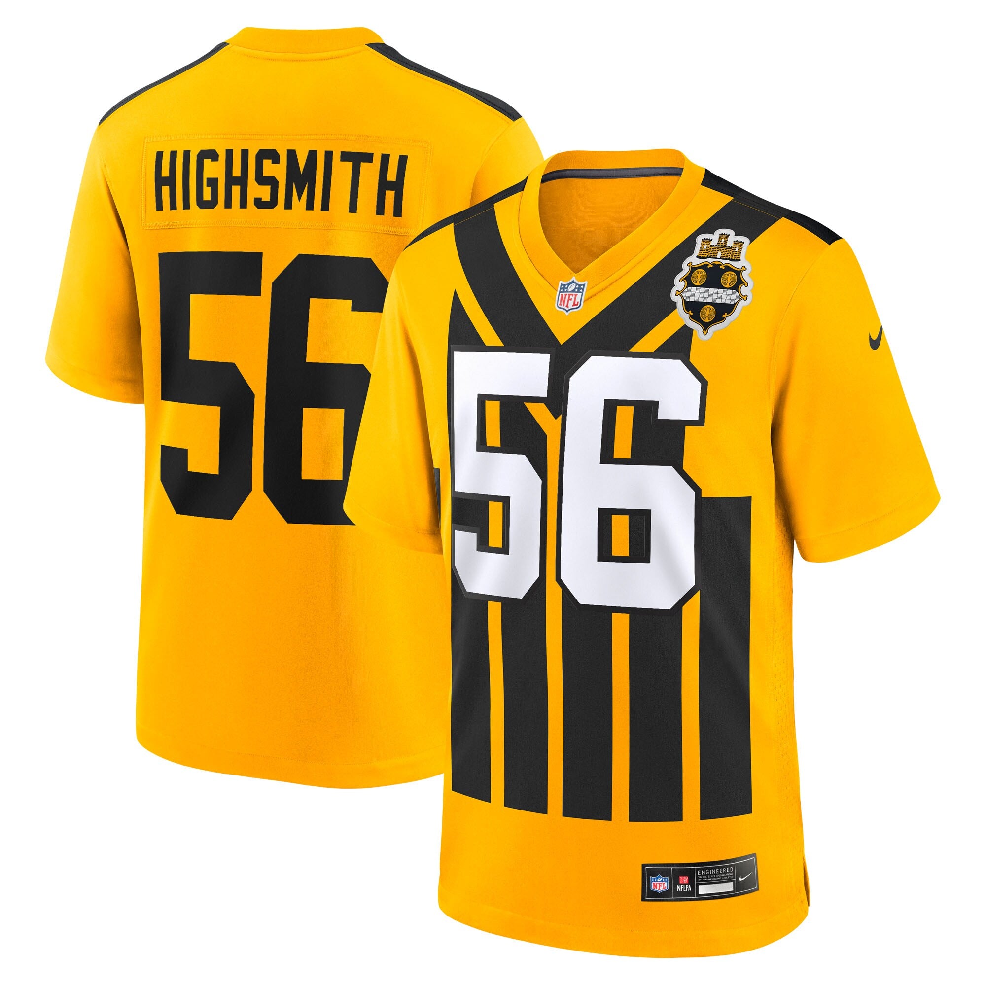 Alex Highsmith Pittsburgh Steelers Alternate Game Jersey - Gold | Stitched Football Jersey TJS1585