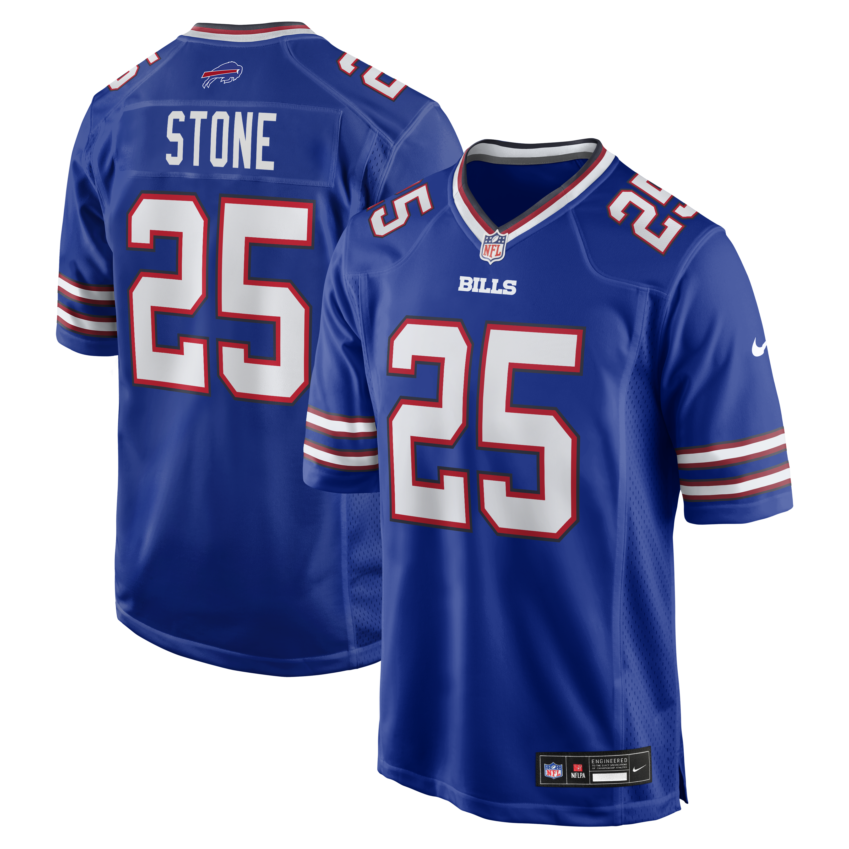 Geno Stone Buffalo Bills Team Game Jersey - Royal | Stitched Football Jersey TJS1417