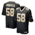 Chris Rumph II New Orleans Saints Team Game Jersey - Black | Stitched Football Jersey TJS1486