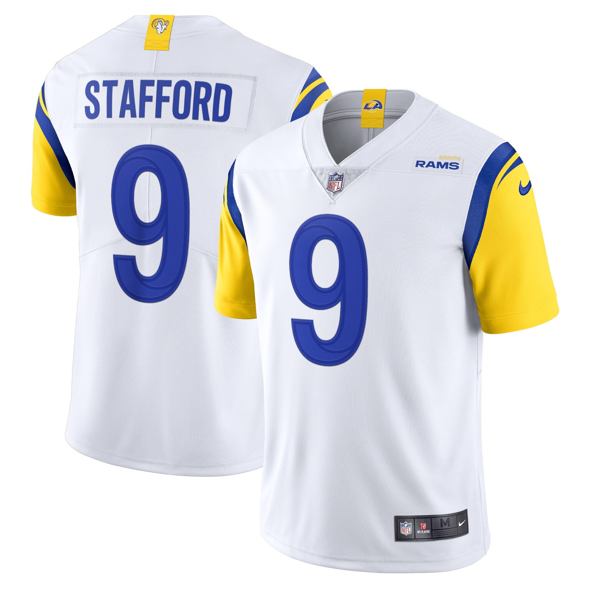 Matthew Stafford Los Angeles Rams Alternate Vapor Limited Jersey - White | Stitched Football Jersey TJS1526