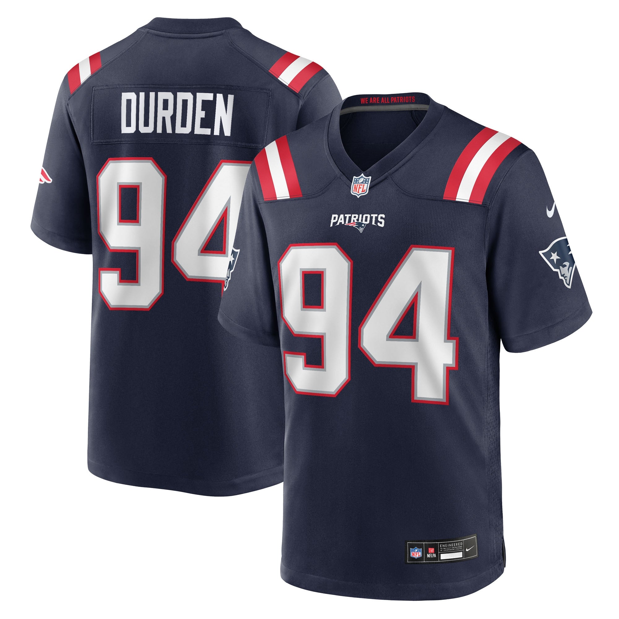 Cory Durden New England Patriots Team Game Jersey - Navy | Stitched Football Jersey TJS1499
