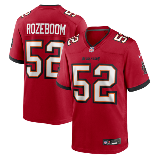 Christian Rozeboom Tampa Bay Buccaneers Team Game Jersey - Red | Stitched Football Jersey TJS1554