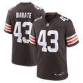 Mohamoud Diabate Cleveland Browns Team Game Jersey - Brown | Stitched Football Jersey TJS1475