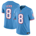 Will Levis Tennessee Titans Alternate Oilers Throwback Vapor F.U.S.E. Limited Jersey - Light Blue | Stitched Football Jersey TJS1538