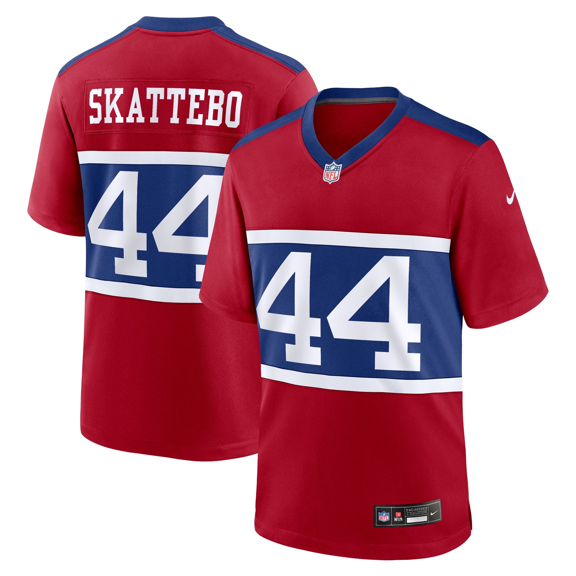 Cam Skattebo New York Giants Alternate Century Red Game Jersey - Red | Stitched Football Jersey TJS1492