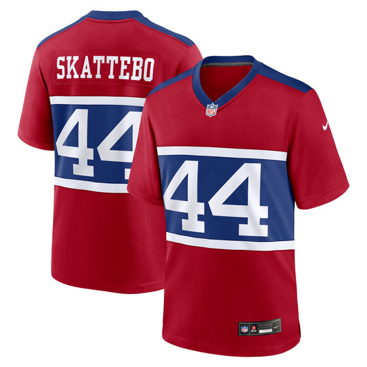 Cam Skattebo New York Giants Alternate Century Red Game Jersey - Red | Stitched Football Jersey TJS1492